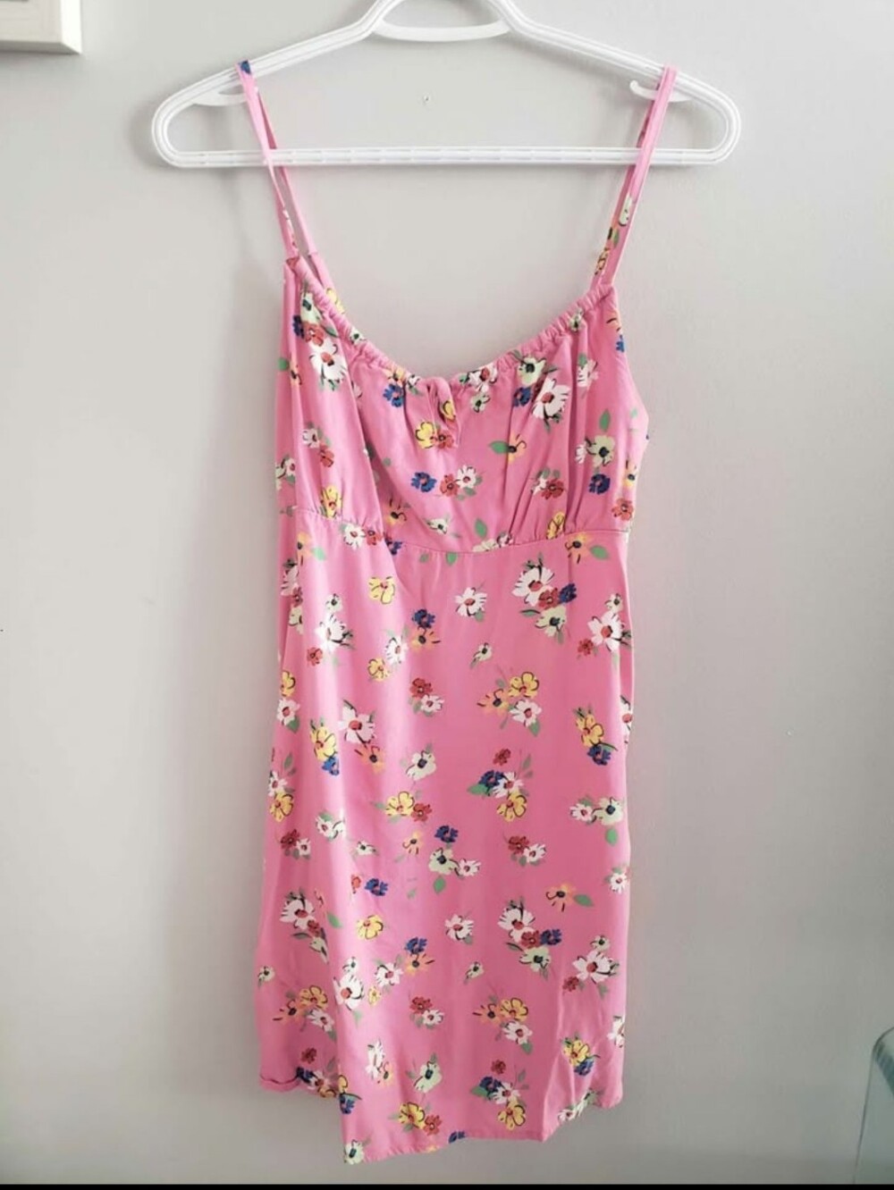 Design Lab Lord & Taylor Pink Floral Slip Dress